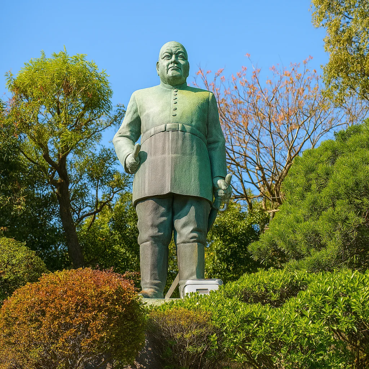 Bronze statue of Saigo Takamori