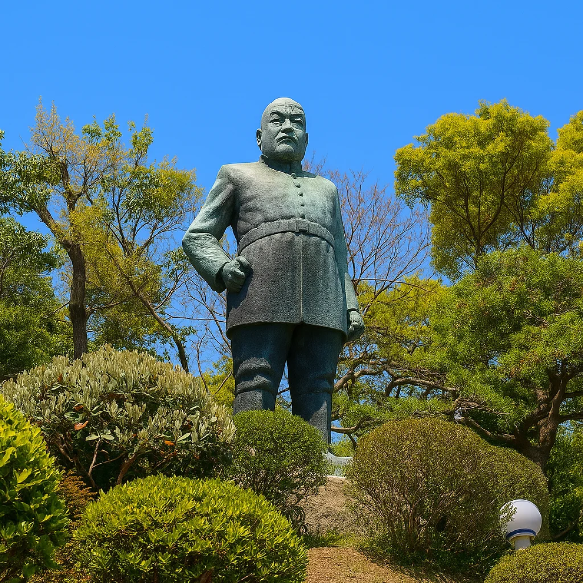 Bronze statue of Saigo Takamori