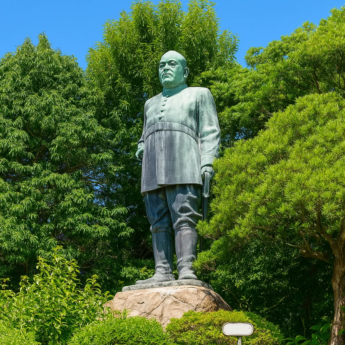 Bronze statue of Saigo Takamori