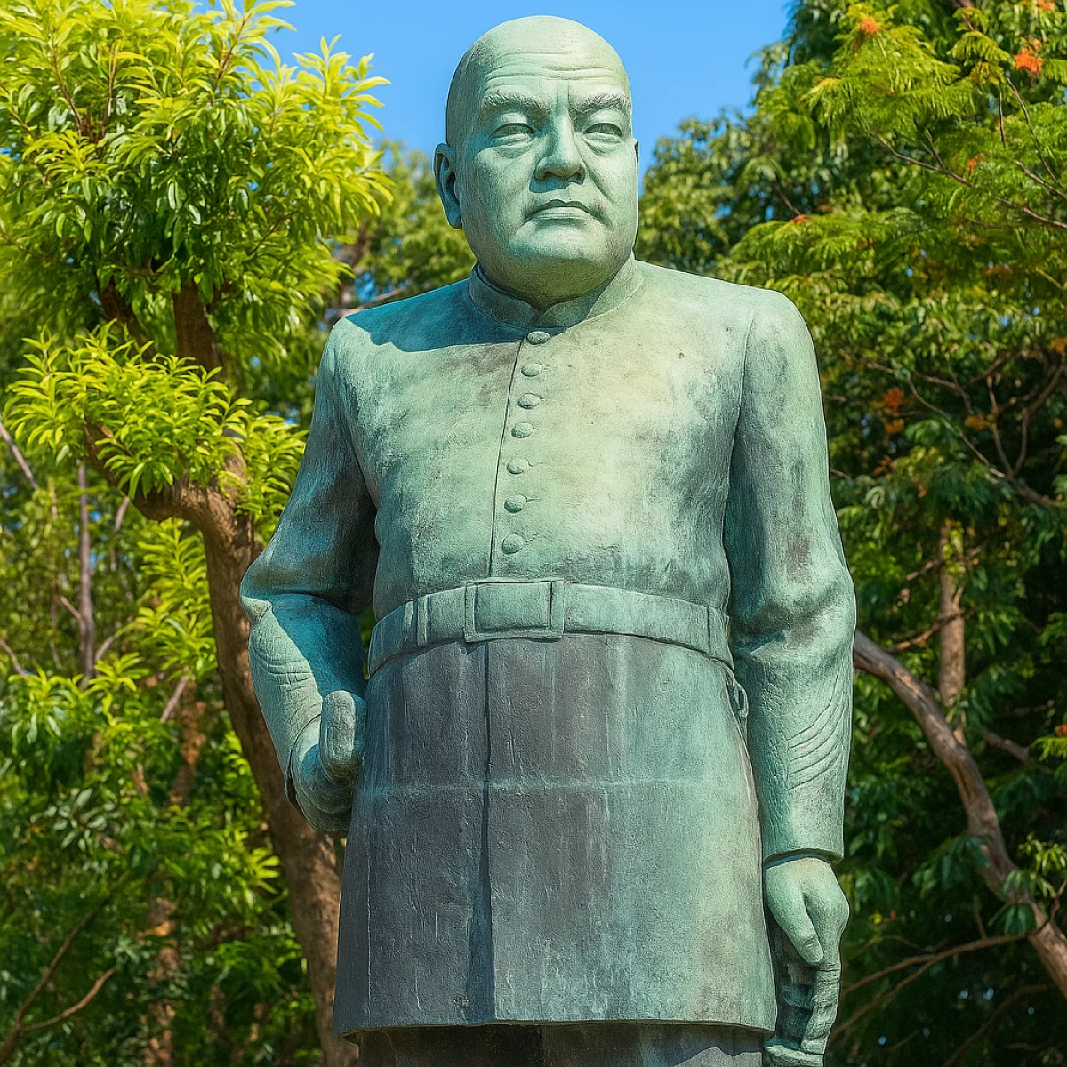 Bronze statue of Saigo Takamori