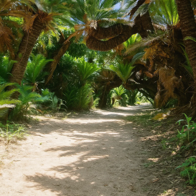 Kanamizaki Sotetsu Palm Tree Tunnel