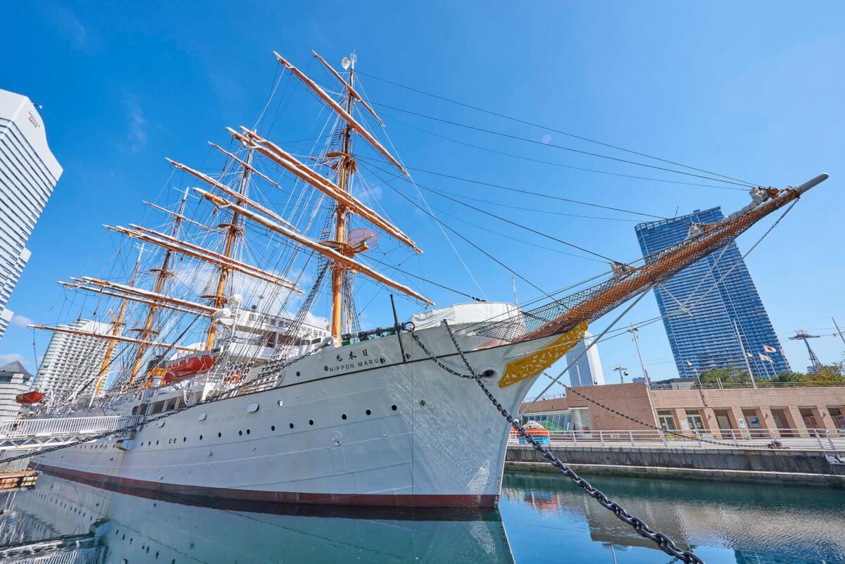 Nippon Maru and Yokohama Port Museum