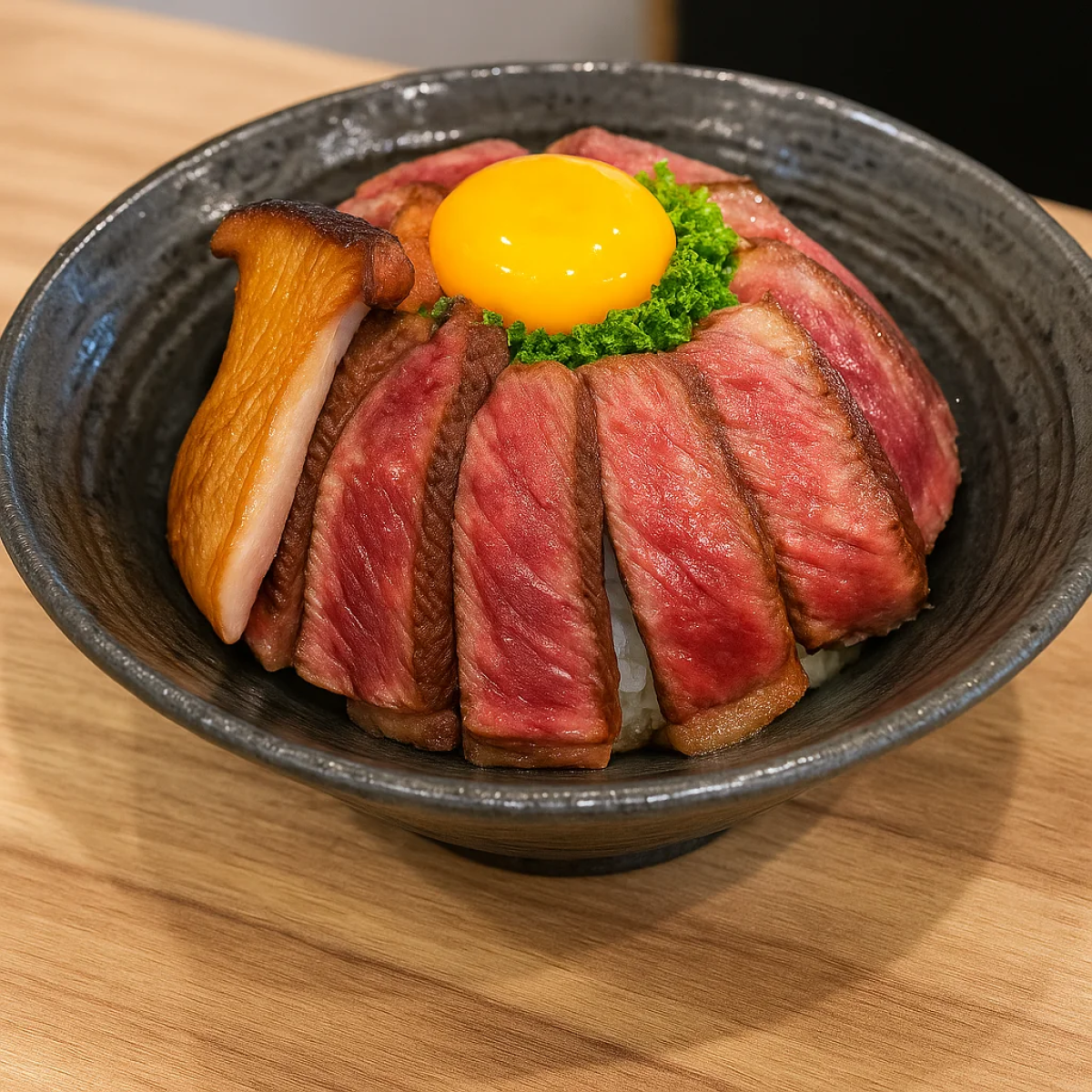 red wagyu donburi