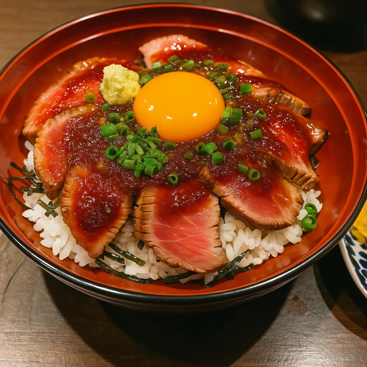 red wagyu donburi