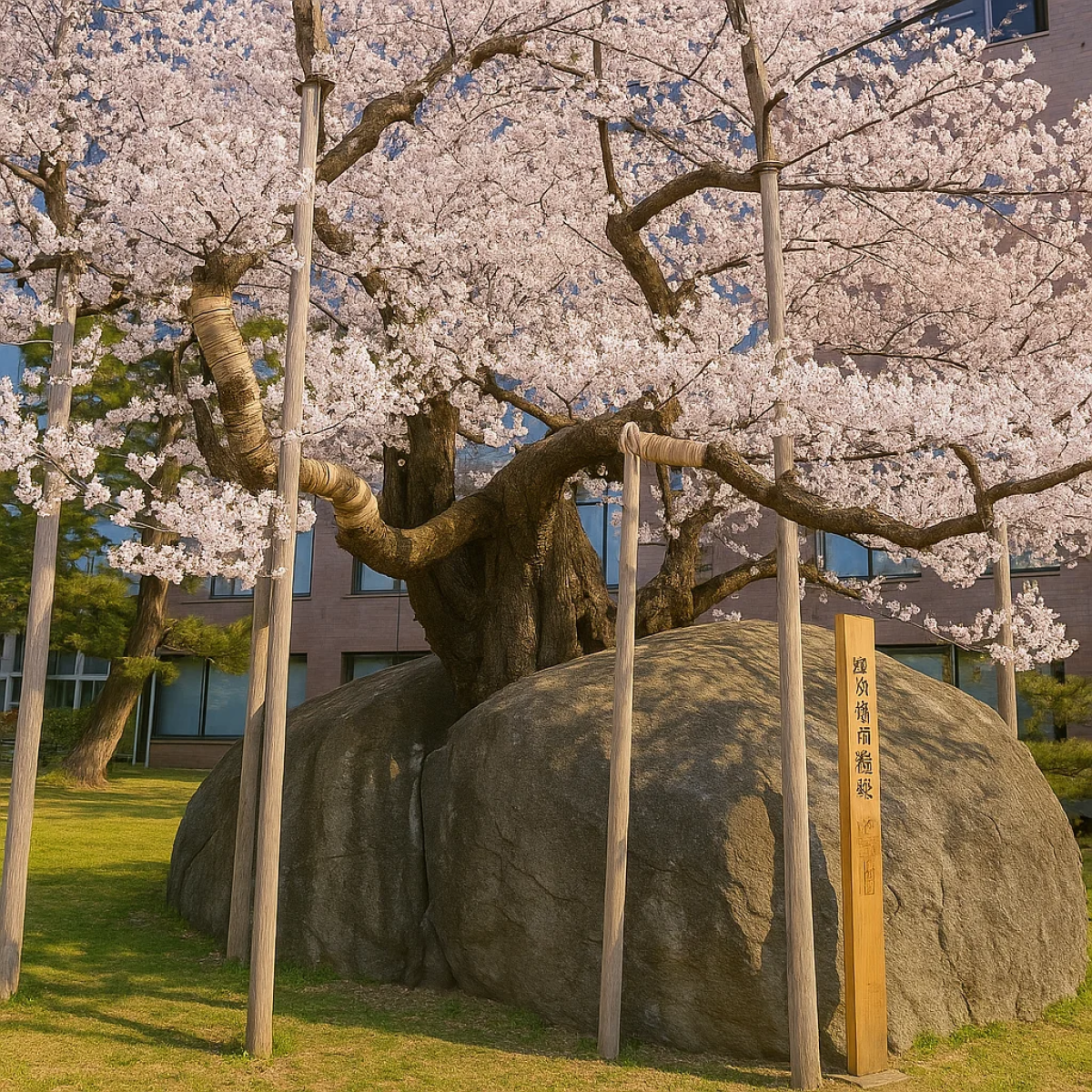 Rock-breaking Cherry Tree (Ishiwarizakura)