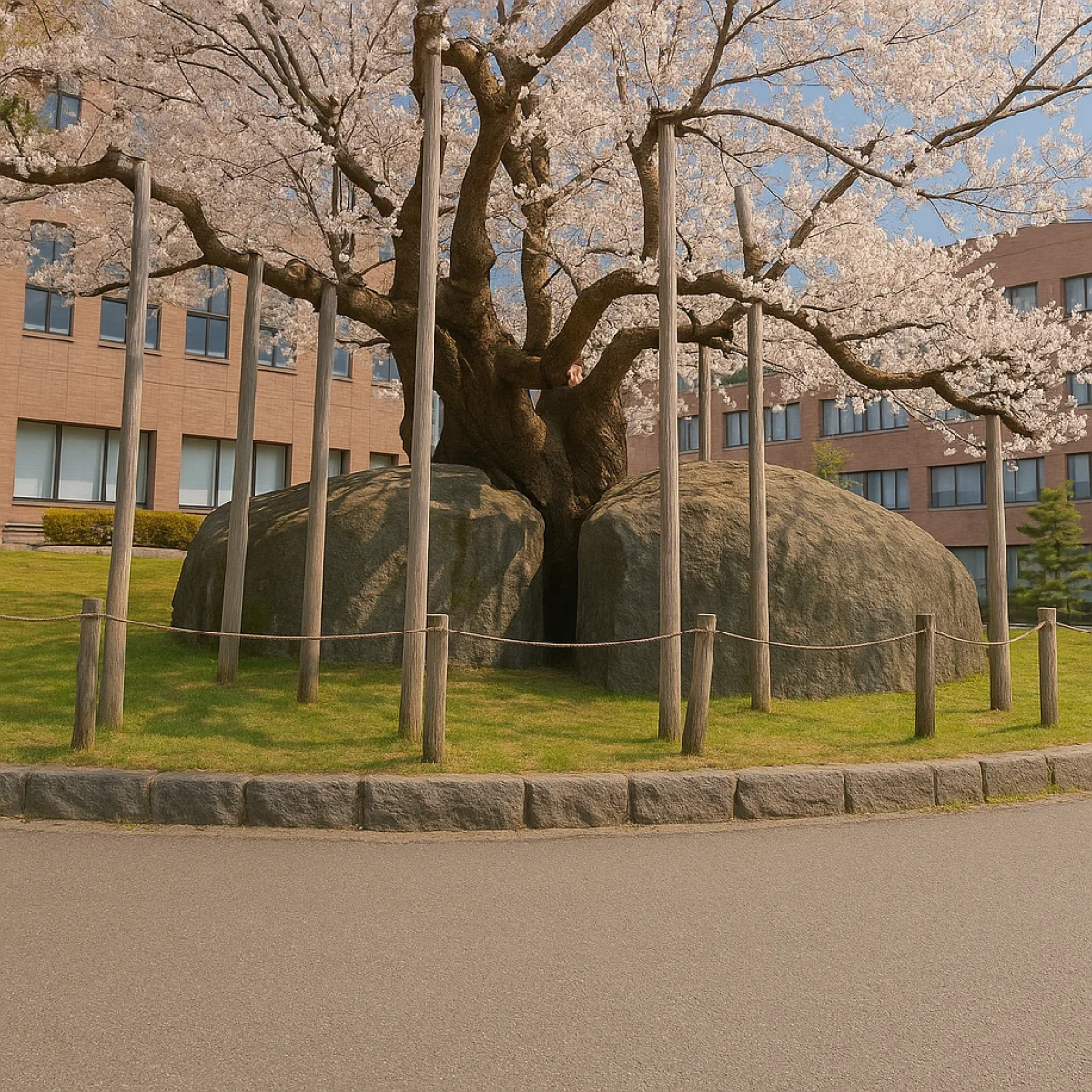 Rock-breaking Cherry Tree (Ishiwarizakura)