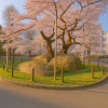 Rock-breaking Cherry Tree (Ishiwarizakura)