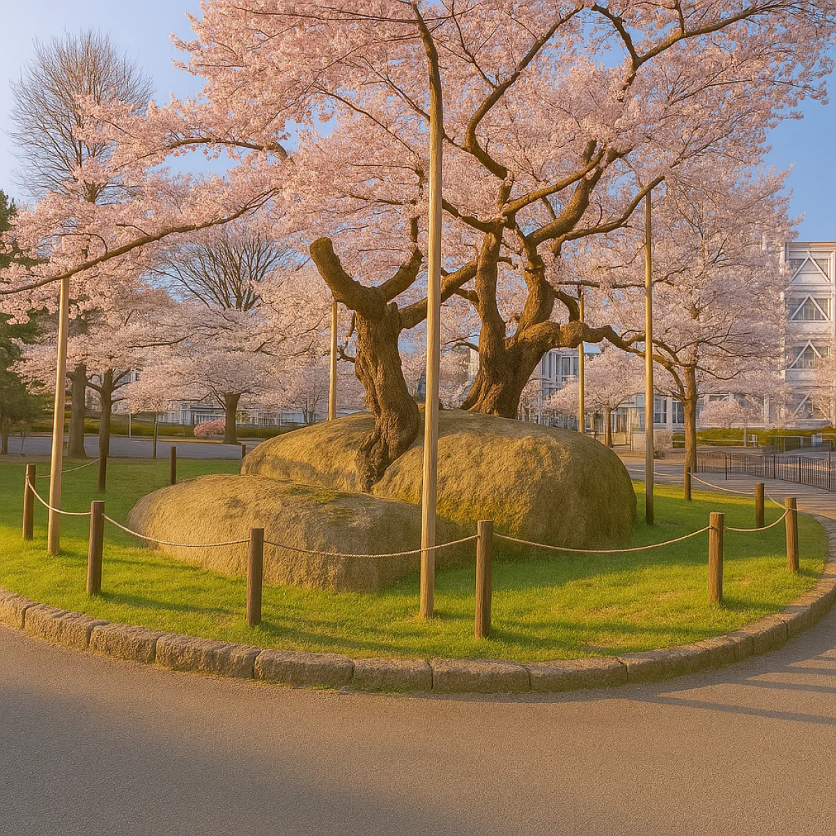 Rock-breaking Cherry Tree (Ishiwarizakura)