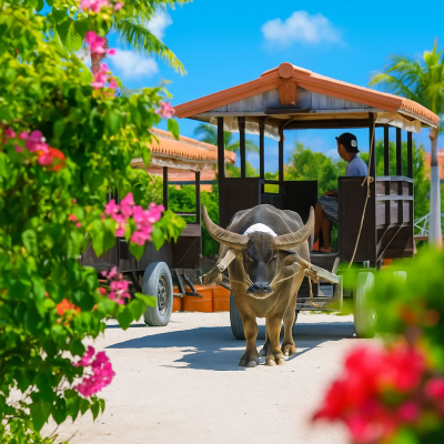 Water Buffalo Cart Rides