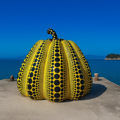 Yayoi Kusama’s pumpkin