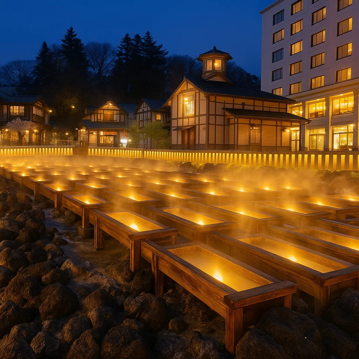 Yubatake (Hot Water Field)