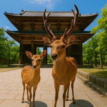 Nara – Oude hoofdstad met heilige herten
