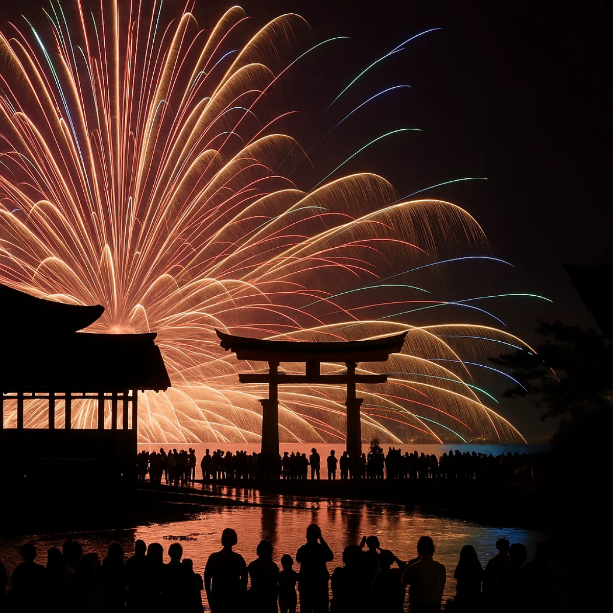 Miyajima Water Fireworks Festival