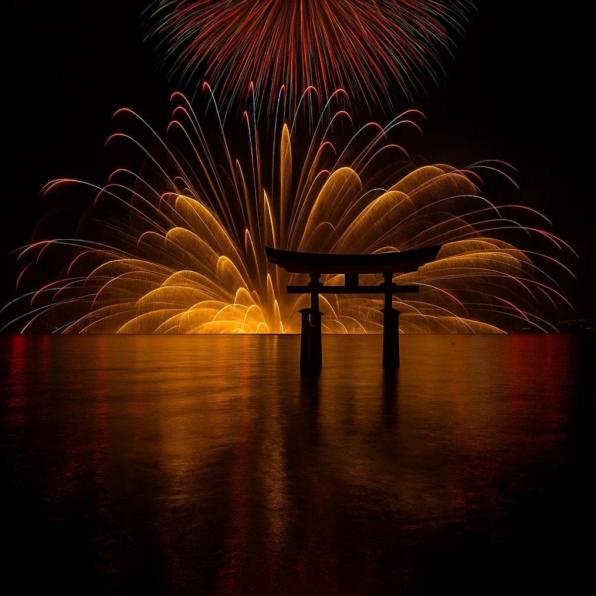 Miyajima Water Fireworks Festival