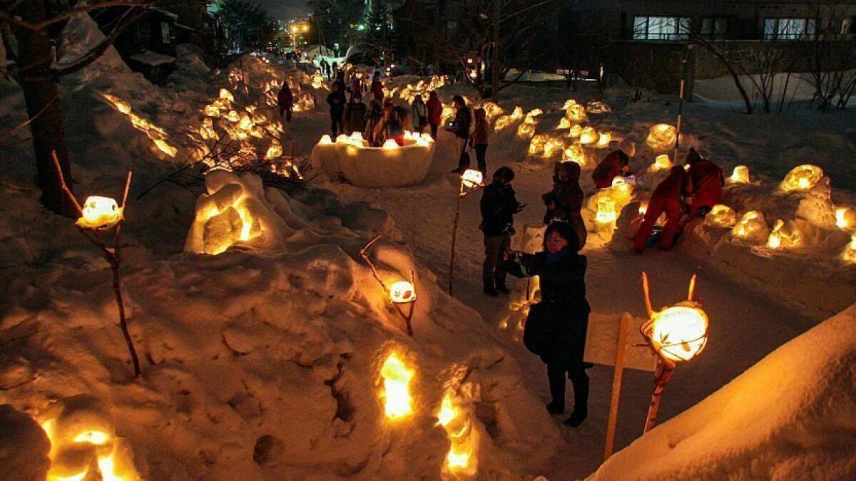Otaru Snow Light Path Festival