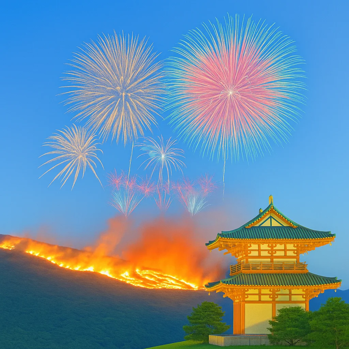 Wakakusa Yamayaki Festival